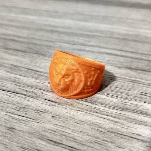 lion ring 3D Print 215457
