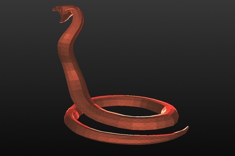 Snake 3D Print 215622 Snake 3D Print 215622