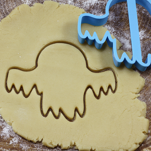Ghost 2 cookie cutter for professional 3D Print 215724 Ghost 2 cookie cutter for professional 3D Print 215724