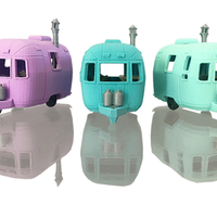 Small Mini Classics Airstream Trailer 3D Printing 215801