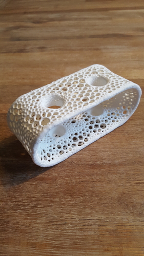 Designer Toothbrushholder ( with Voronoi pattern) 3D Print 216283 Designer Toothbrushholder ( with Voronoi pattern) 3D Print 216283