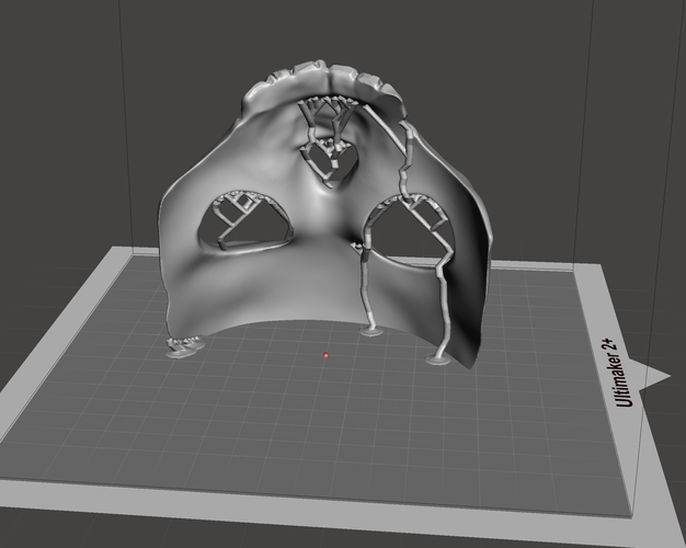 Skull mask 3D Print 216351 Skull mask 3D Print 216351