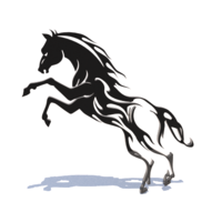 Small Horse wall art 3D Printing 216356