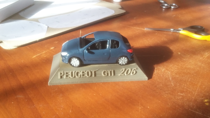 PEUGEOT GTI 206 3D Print 216552 PEUGEOT GTI 206 3D Print 216552