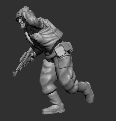 running Trooper 3D Print 216561 running Trooper 3D Print 216561