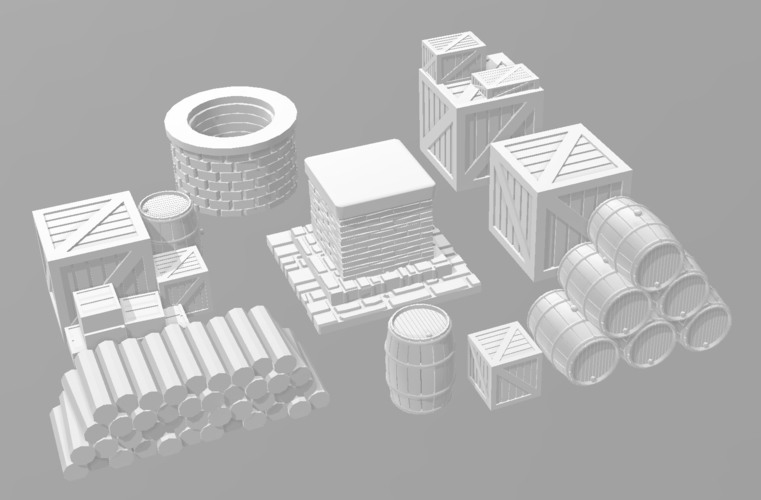 Ancient city for Wargame - Scenery pack 3D Print 216745