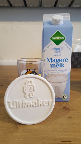 Coaster with Ultimaker logo 3D Print 217033 Coaster with Ultimaker logo 3D Print 217033