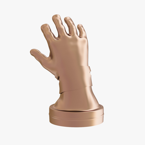 Hand shape hanger 3D Print 217095 Hand shape hanger 3D Print 217095