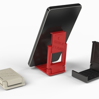 Small Quick-Stand Phone Stand - Portable 3D Printing 217121