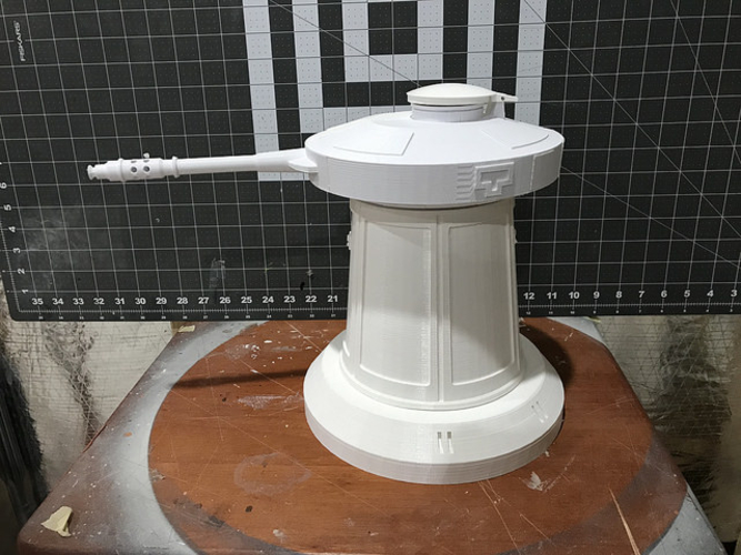 Hoth Turret 3D Print 217166 Hoth Turret 3D Print 217166