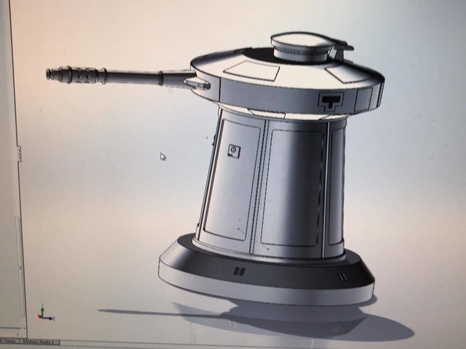 Hoth Turret 3D Print 217167 Hoth Turret 3D Print 217167