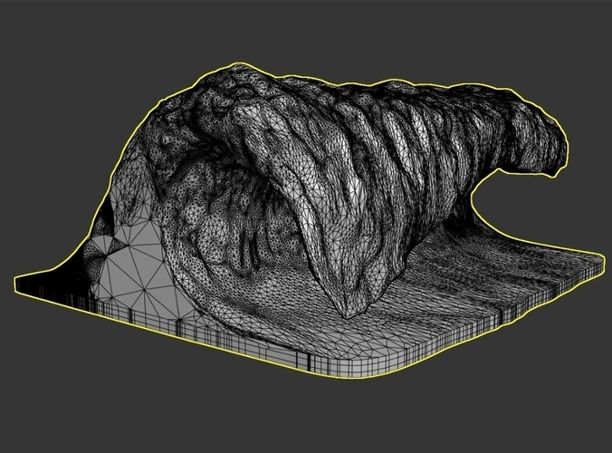 ocean wave 3D Print 217181 ocean wave 3D Print 217181