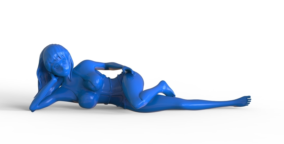 Beach Girl 3D Print 217207 Beach Girl 3D Print 217207