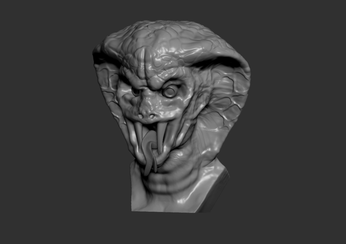 cobraman Bust 3D Print 217243 cobraman Bust 3D Print 217243