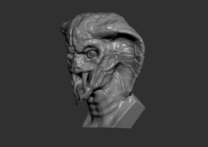 cobraman Bust 3D Print 217244 cobraman Bust 3D Print 217244