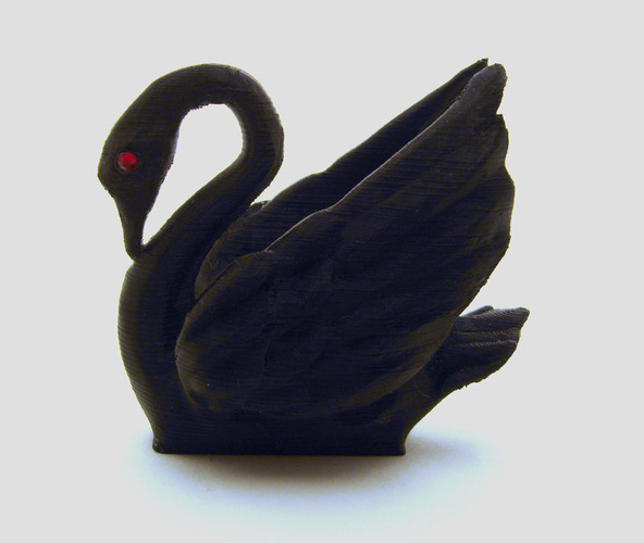 Odile The Swan (with fitting for crystal eye) 3D Print 21740