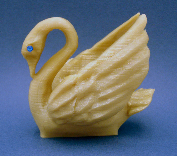 Odile The Swan (with fitting for crystal eye) 3D Print 21741