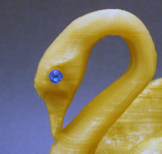 Odile The Swan (with fitting for crystal eye) 3D Print 21742