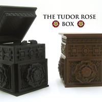 Small The Tudor Rose Box (with secret lock) 3D Printing 21750