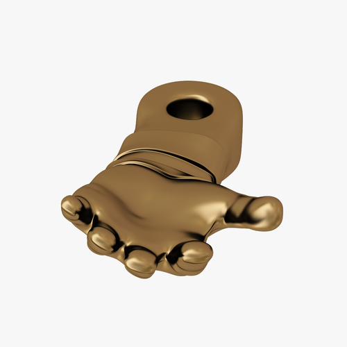 Hand shape keychain 3D Print 217512 Hand shape keychain 3D Print 217512