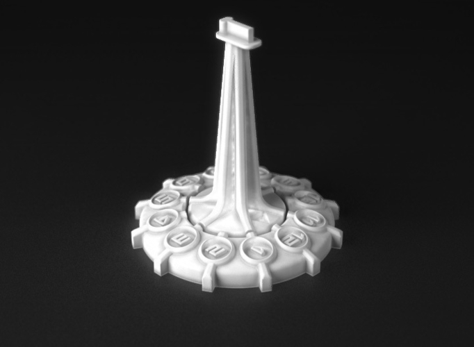 Full Thrust - Course Heading Base Stands 3D Print 217556