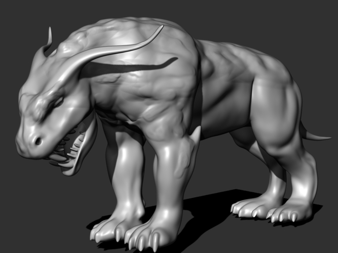 Creature 3D Print 217626 Creature 3D Print 217626