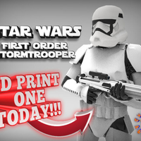 Small First Order Stormtrooper - Star Wars 3D Printing 217708