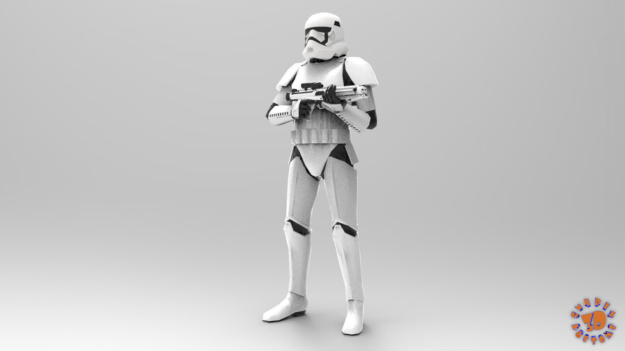 First Order Stormtrooper - Star Wars 3D Print 217709