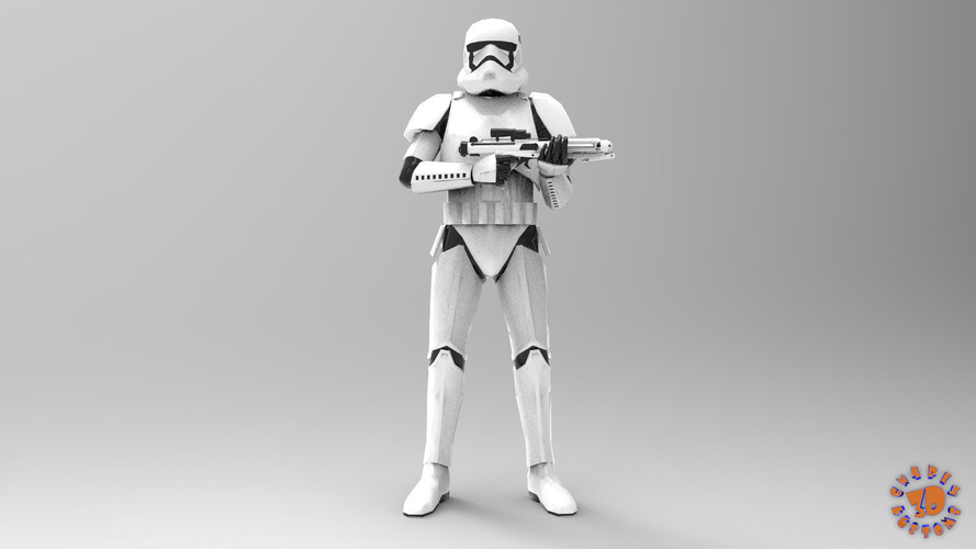 First Order Stormtrooper - Star Wars 3D Print 217710