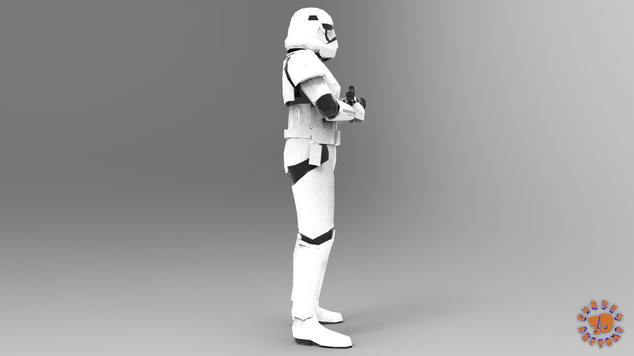 First Order Stormtrooper - Star Wars 3D Print 217712