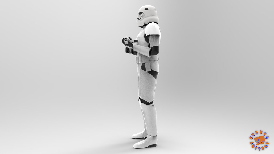 First Order Stormtrooper - Star Wars 3D Print 217713