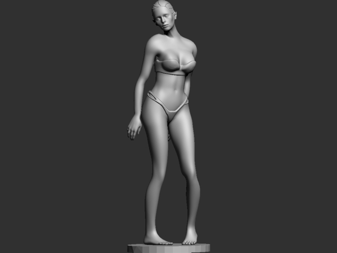 Bikini Girl 3D Print 217732 Bikini Girl 3D Print 217732