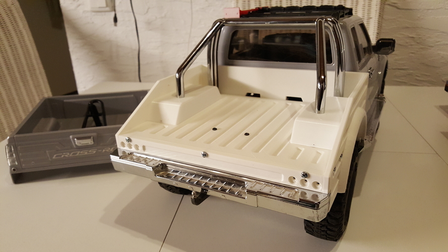 Crawler Scaler Cross-RC PG4 rear Body 3D Print 218008 Crawler Scaler Cross-RC PG4 rear Body 3D Print 218008