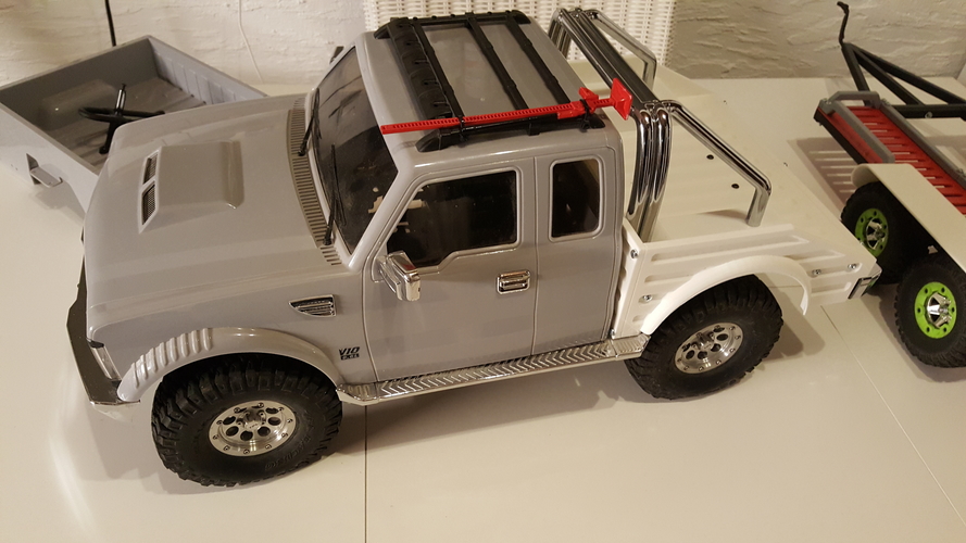 Crawler Scaler Cross-RC PG4 rear Body 3D Print 218011 Crawler Scaler Cross-RC PG4 rear Body 3D Print 218011