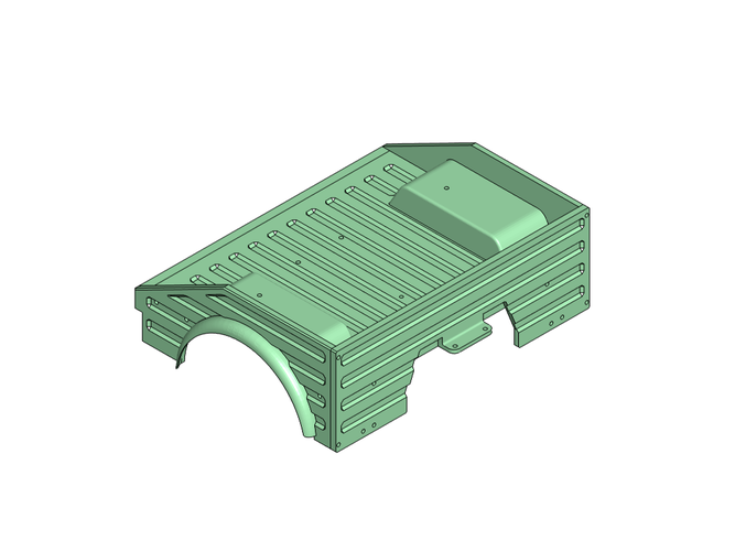 Crawler Scaler Cross-RC PG4 rear Body 3D Print 218012 Crawler Scaler Cross-RC PG4 rear Body 3D Print 218012