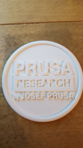 Original Josef Prusa coaster 3D Print 218083 Original Josef Prusa coaster 3D Print 218083
