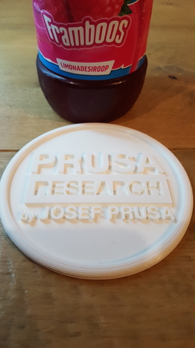 Original Josef Prusa coaster 3D Print 218085 Original Josef Prusa coaster 3D Print 218085