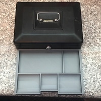 Small Sentry Cash Box Tray 3D Printing 218193