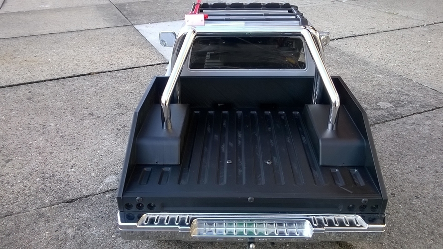 Crawler Scaler Cross-RC PG4 rear Body 3D Print 218524 Crawler Scaler Cross-RC PG4 rear Body 3D Print 218524