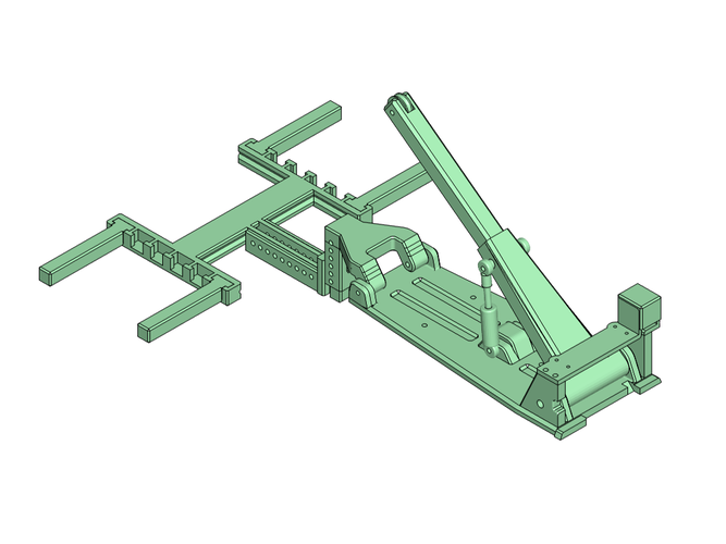 Crawler Scaler Cross-RC PG4 Wrecker Body 3D Print 218532 Crawler Scaler Cross-RC PG4 Wrecker Body 3D Print 218532