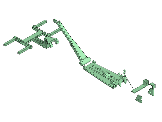 Crawler Scaler Cross-RC PG4 Wrecker Body 3D Print 218535 Crawler Scaler Cross-RC PG4 Wrecker Body 3D Print 218535