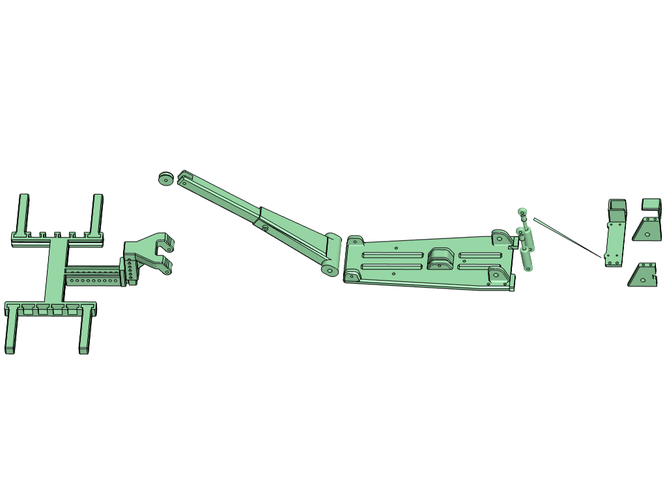 Crawler Scaler Cross-RC PG4 Wrecker Body 3D Print 218536 Crawler Scaler Cross-RC PG4 Wrecker Body 3D Print 218536