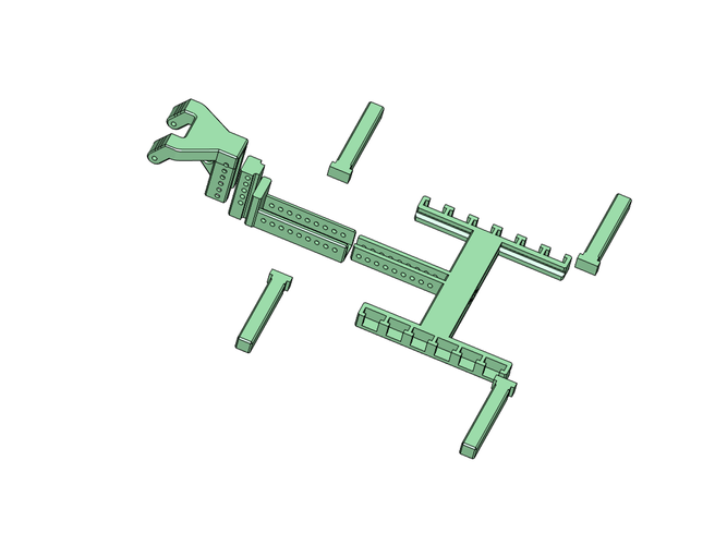 Crawler Scaler Cross-RC PG4 Wrecker Body 3D Print 218537 Crawler Scaler Cross-RC PG4 Wrecker Body 3D Print 218537