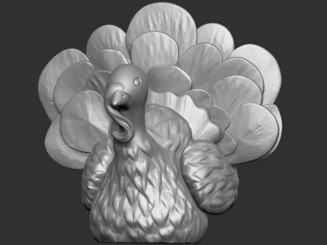 Thanksgiving Turkey 3D Print 218711 Thanksgiving Turkey 3D Print 218711