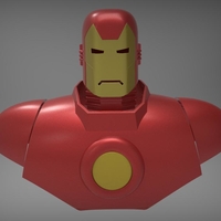 Small Iron Man classic vintage wearable armor 3D print model 3D Printing 218751