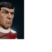 Small spock bust 3D Printing 218823