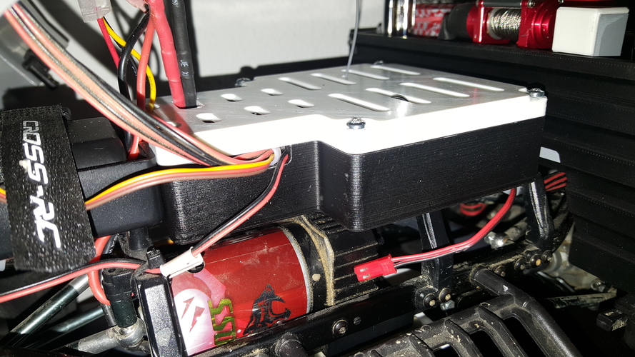 Crawler Scaler Cross-RC PG4 RC Box large ESC RX lightmodul 3D Print 218938 Crawler Scaler Cross-RC PG4 RC Box large ESC RX lightmodul 3D Print 218938