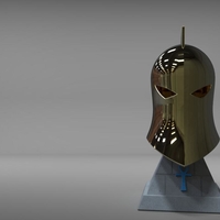 Small Dr Fate Helmet and stand 3D print model 3D Printing 219016