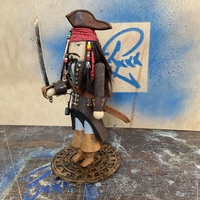 Small Jack Sparrow Nutcracker 3D Printing 219067