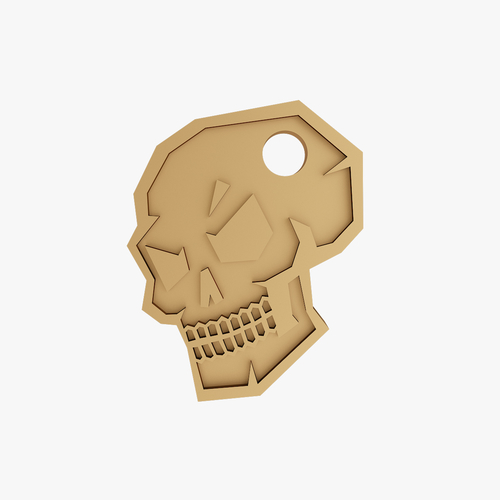 Keychain skull 3D Print 219073 Keychain skull 3D Print 219073